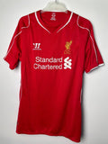 Liverpool Warrior 2014 2015 Football Home Jersey Size L