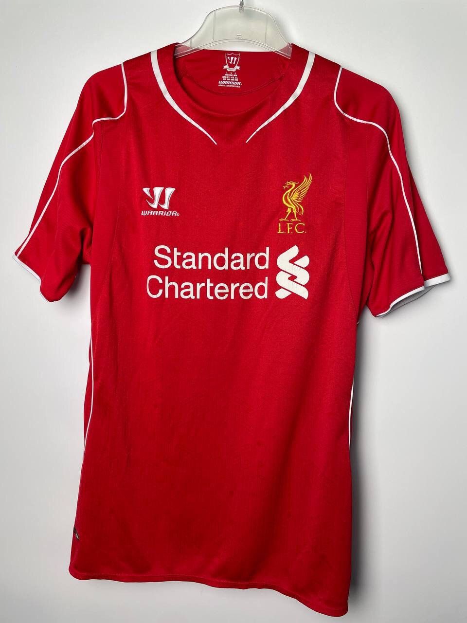 Liverpool Warrior 2014 2015 Football Home Jersey Size L