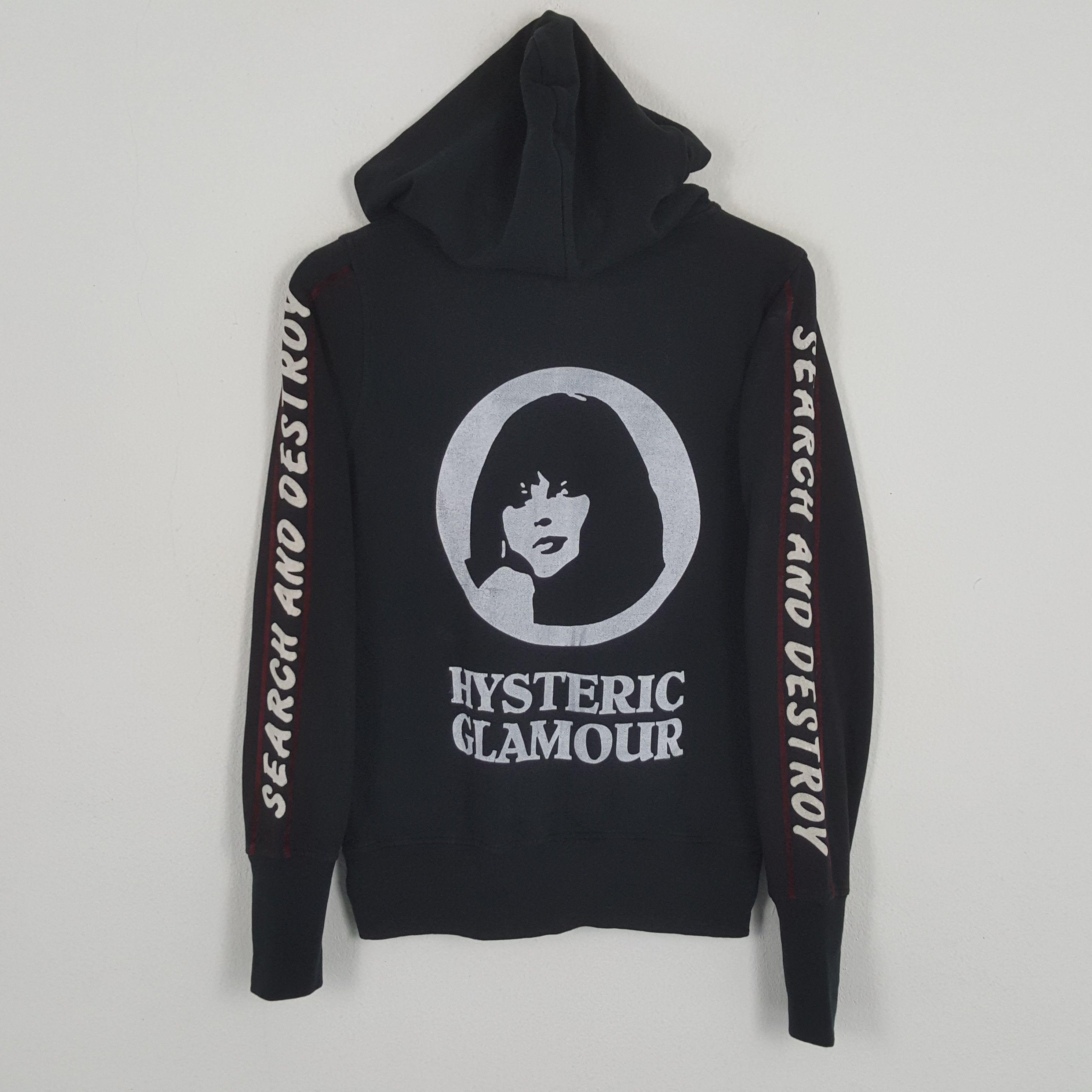 Japanese Brand X Vintage Hysteric Glamour Japanese Brand Custom Art Zipper Hoodie T-Shirts, Sweatshirt | FlexRushtees.com