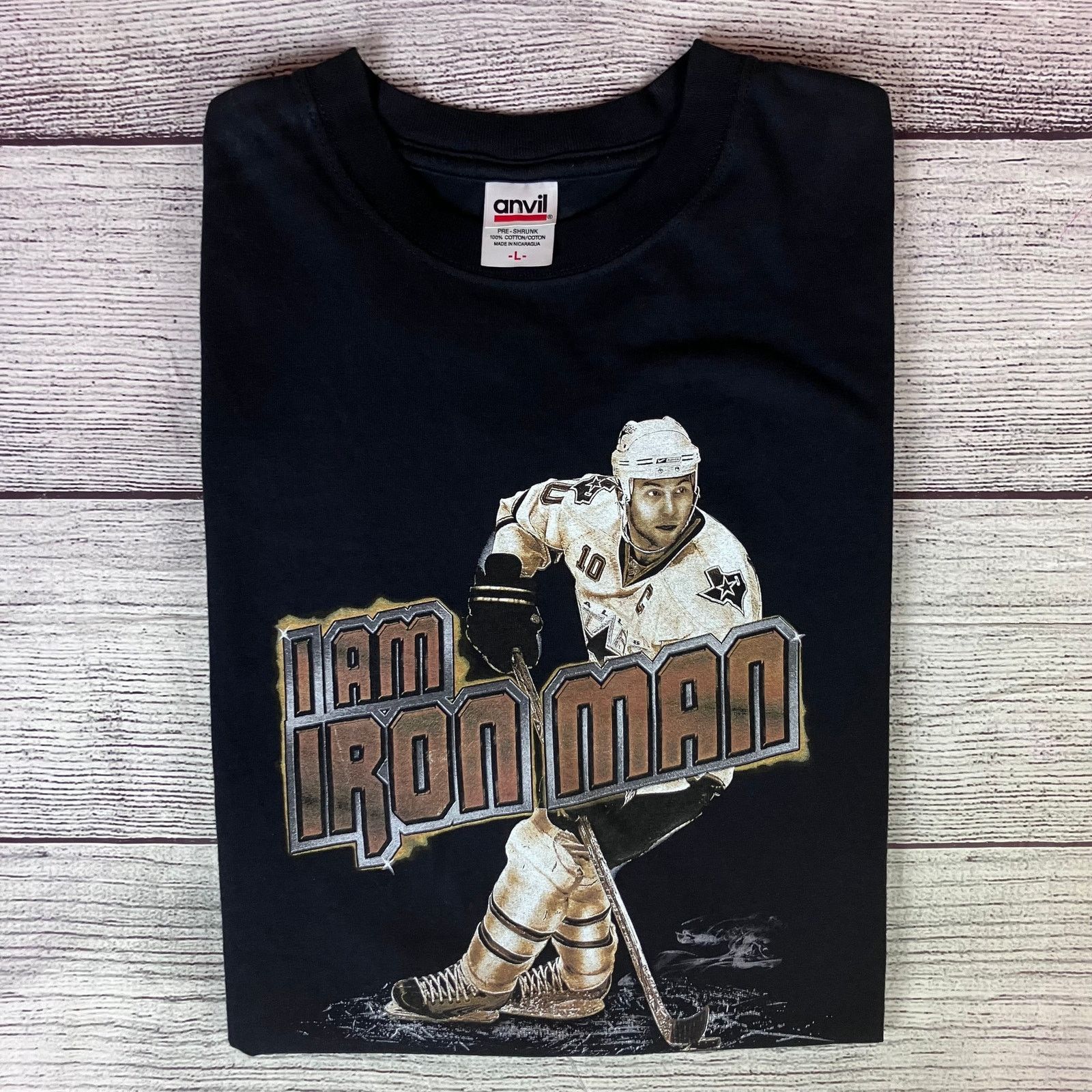 Vintage Dallas Stars Brenden Morrow The Iron Man Hockey Tee