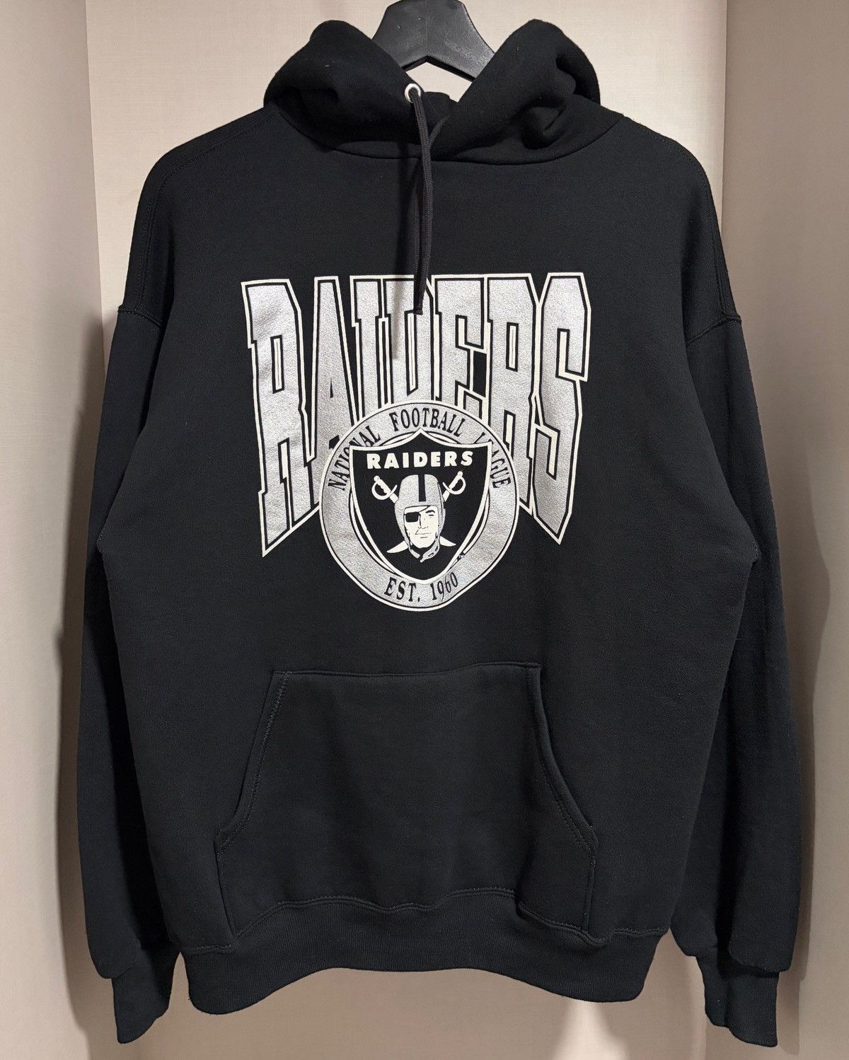 Vintage 90s Jerzees Los Angeles Raiders Hoodie