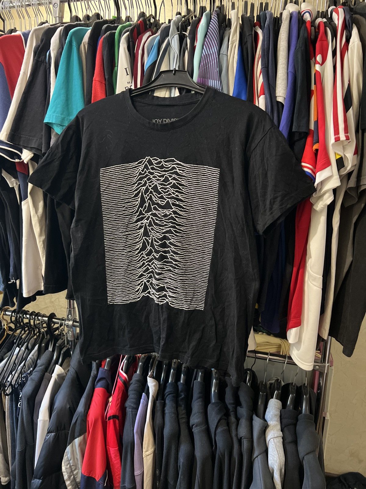 Band Tees Vintage Joy Division Unknown Pleasures Band Rock Tour Tee Hoodie, Sweatshirt | FlexRushtees.com