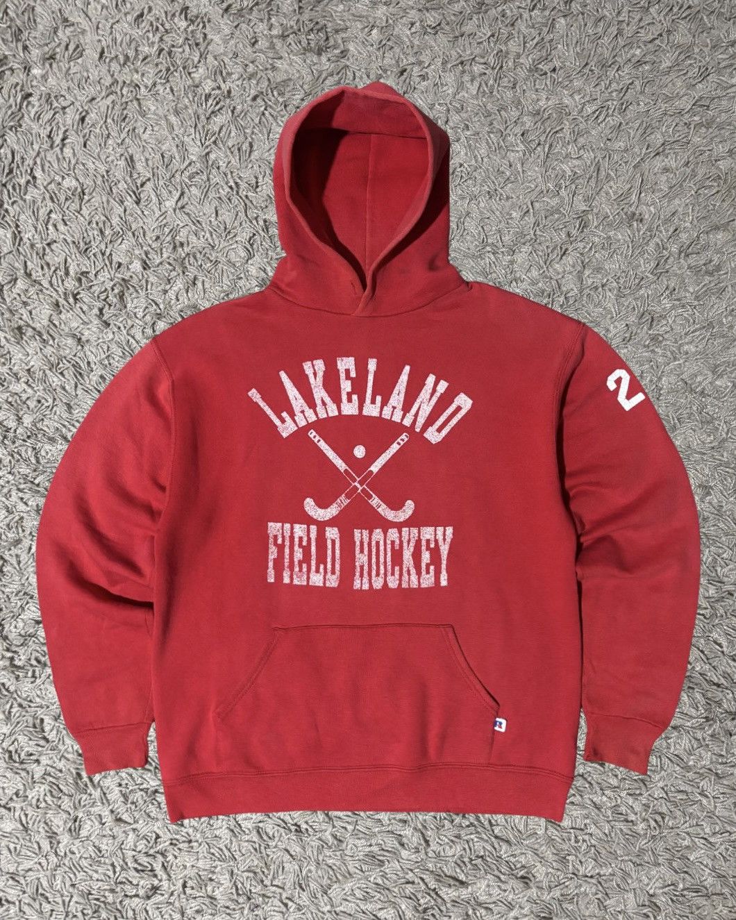 Russell Athletic 1980 S Russell Athletic Lakeland Red Hoodie