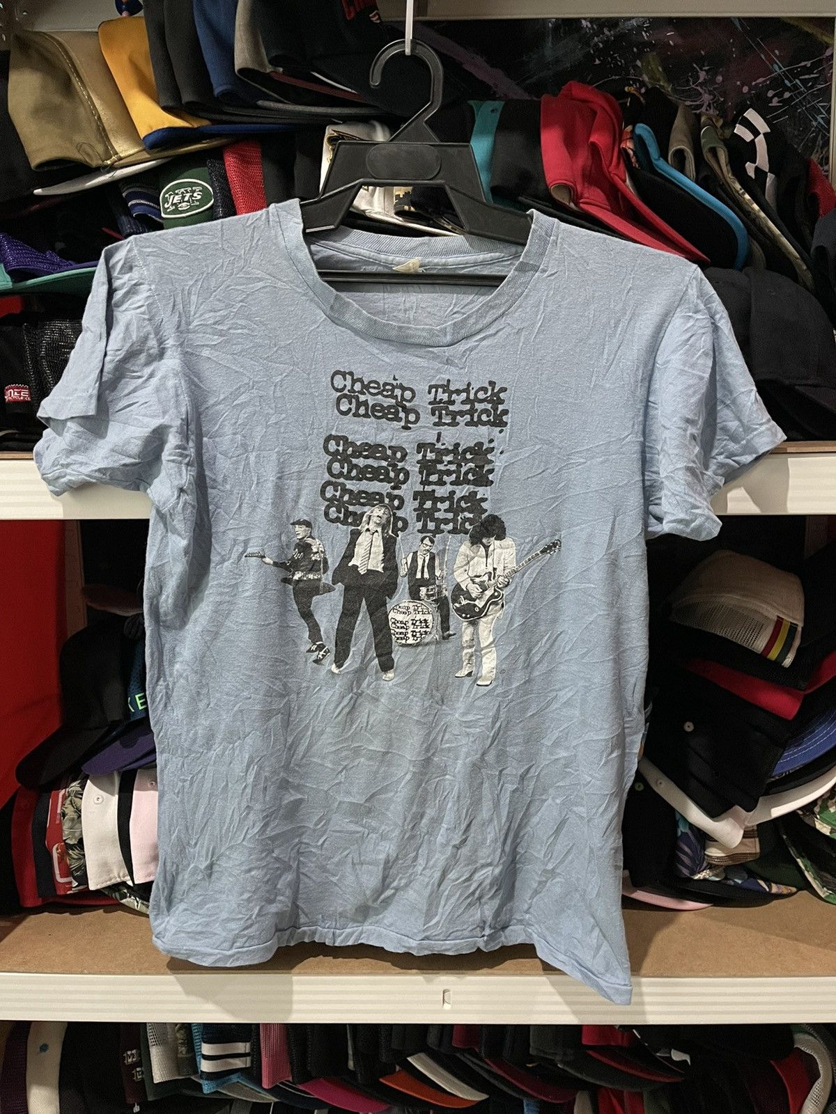 Vintage 70s Cheap Trick Rock Band Tshirt Hoodie, Sweatshirt | FlexRushtees.com