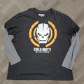 Vintage Call Of Duty Black Ops 3 Waffel Thermal Sleeve Black Long Sleeve Shirt Men S 2xl