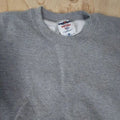 Vintage Jerzees Blank Crewneck Sweatshirt Heather Gray