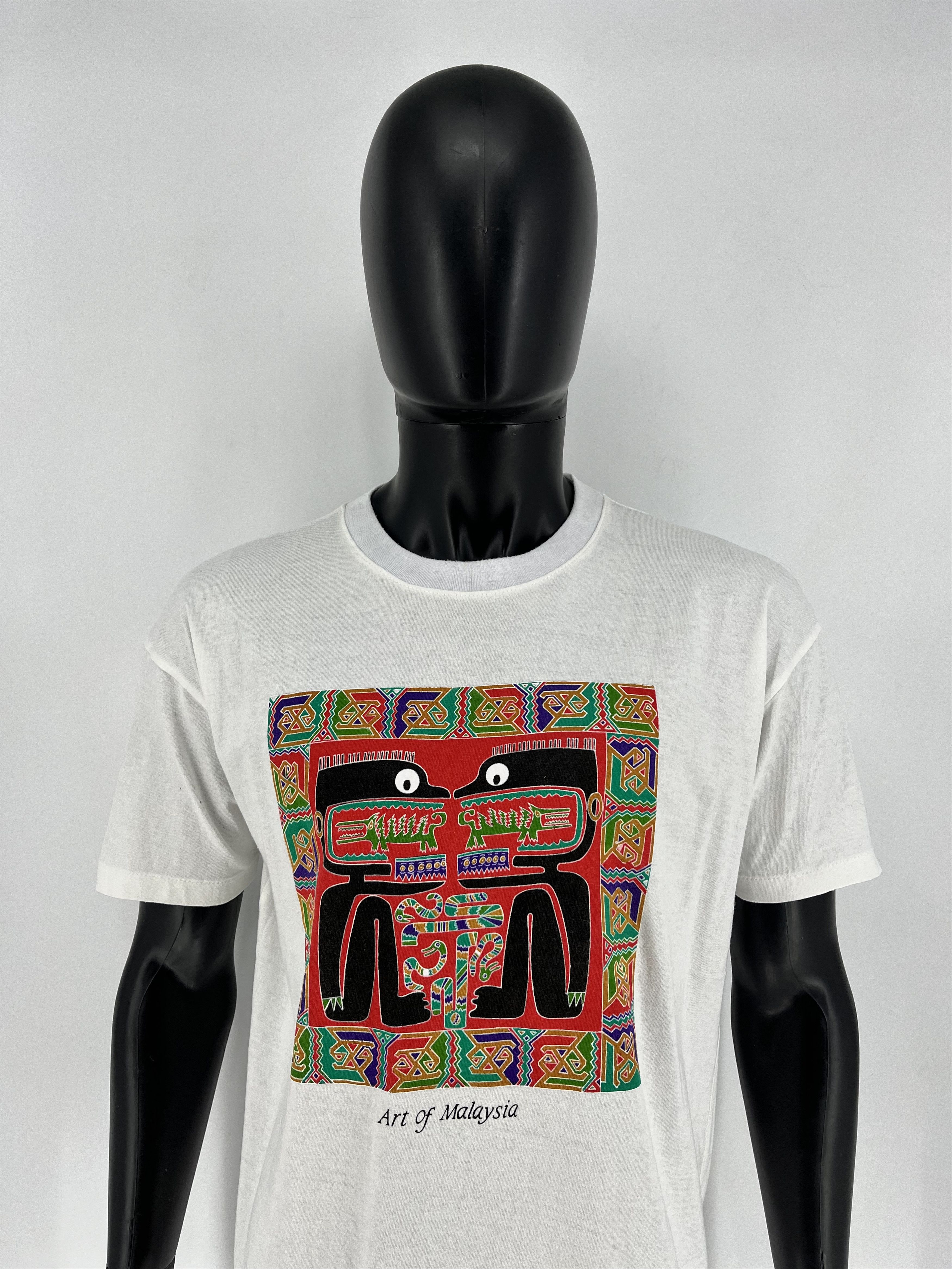 Other Vintage 90s Aboriginal Art Malaysia Animals T Shirt Hoodie, Sweatshirt | FlexRushtees.com