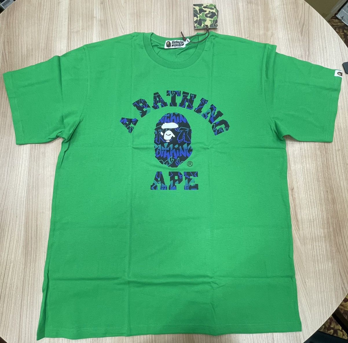 Bape Graffiti Pattern College Tee Hoodie, Sweatshirt | FlexRushtees.com