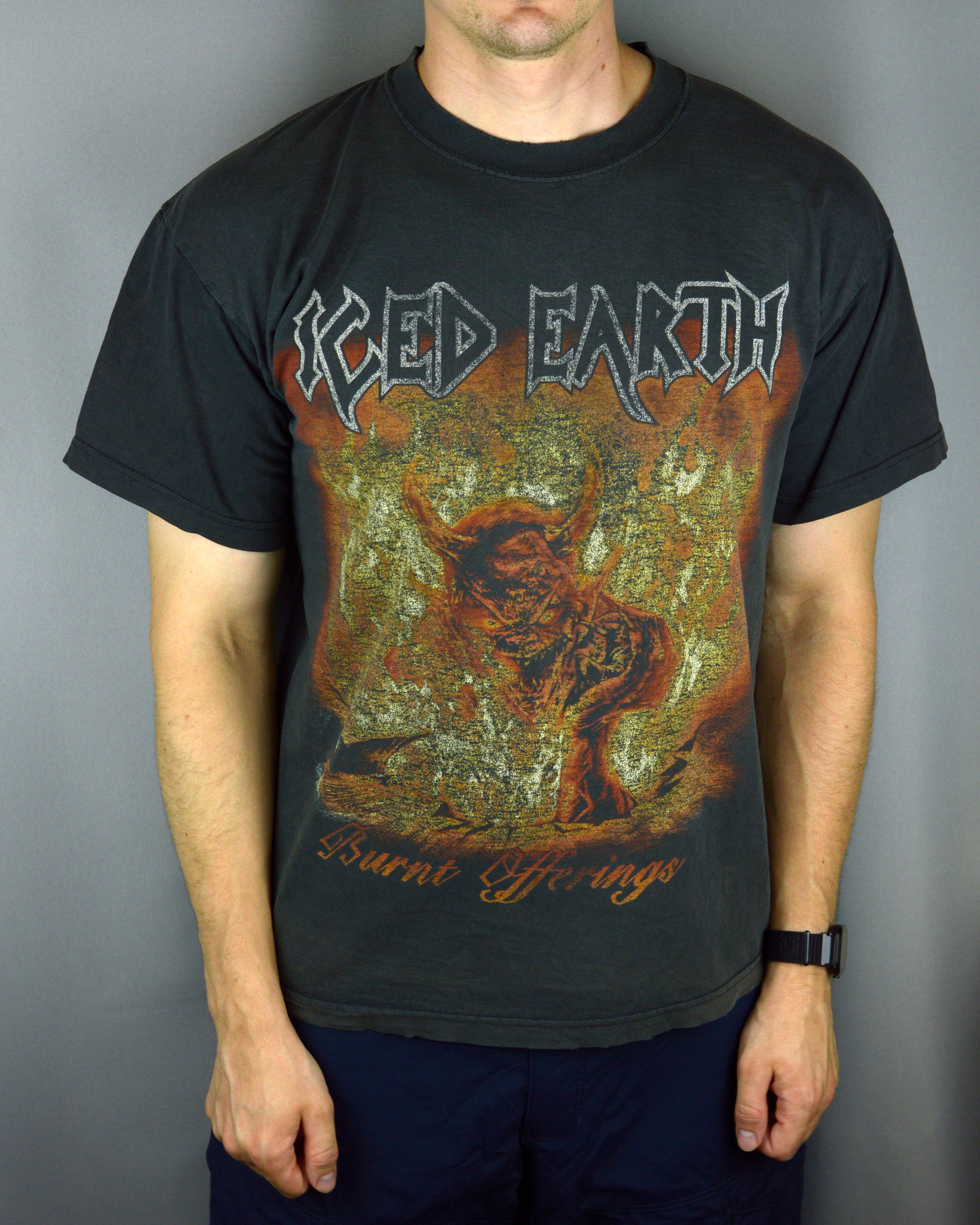 Vintage Iced Earth Burnt Offerings T Shirt Hoodie, Sweatshirt | FlexRushtees.com