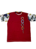Coogi Oversize Spellout Tribal Sleeve Tee