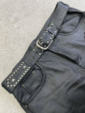 Japanese Brand Avant Garde Belt With Heavy Metal Chain Punk Emo Rock Goth