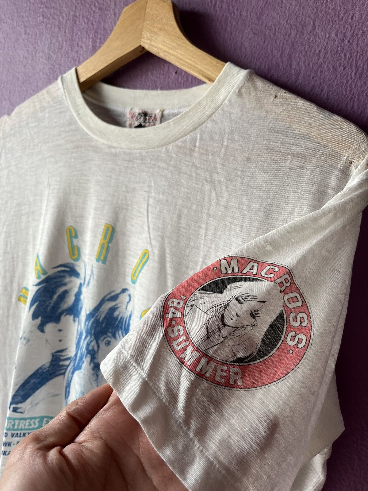 Japanese Brand Vintage 1984 Macross Anime Big West T-Shirts, Hoodie, Sweatshirt | FlexRushtees.com