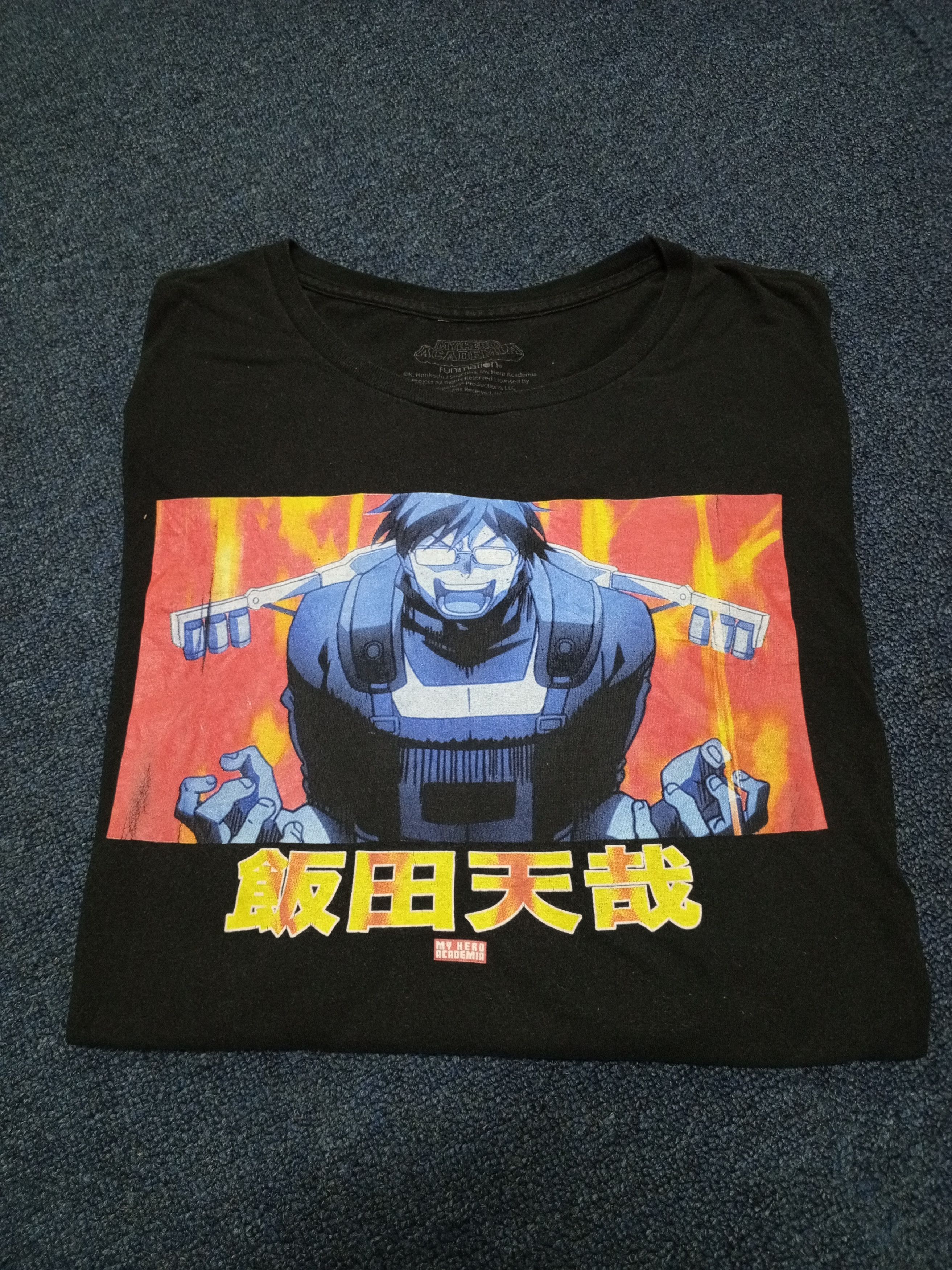 Anime Akira My Hero Academia Tshirt Black