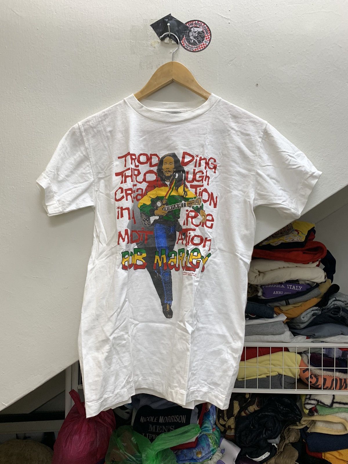 Size S Vintage Bob Marley Tshirt 1998 By Zion Hoodie, Sweatshirt | FlexRushtees.com