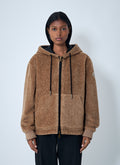 Moncler Reversible Teddy Padded Zip Up Sweatshirt