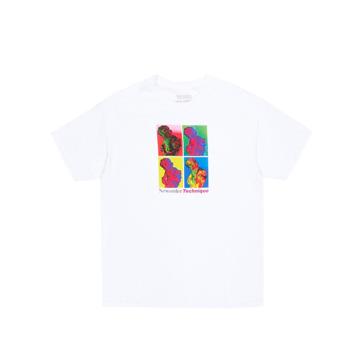 Pleasures Men S New Order Technique T Shirt White Size Xl Hoodie, Sweatshirt | FlexRushtees.com