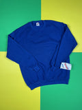 Vintage 90s Jerzees Blank Blue Sweatshirt