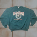 Vintage Jerzees Sweatshirt 2xl Bloomers Bar And Grill Long Sleeve Crew Neck Green 90s Mens E