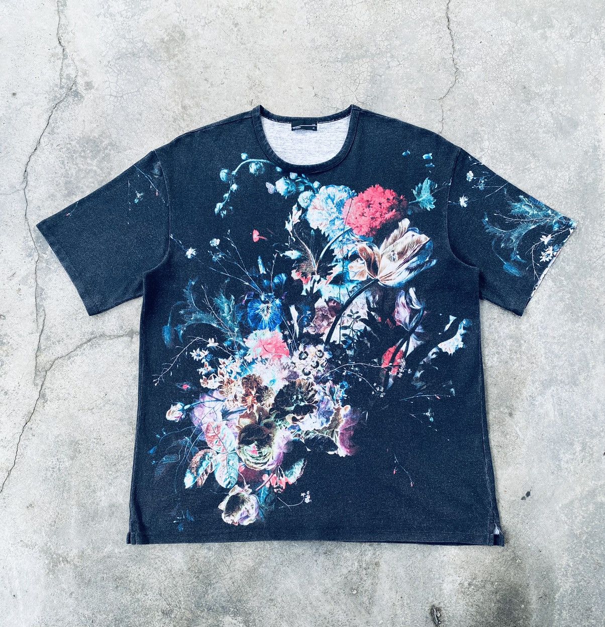 Musician Vintage Lad Musician Flower Art Tees Rare
