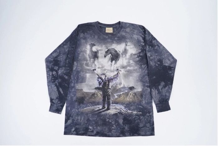 The Mountain Vintage Aop The Mountain T Shirt