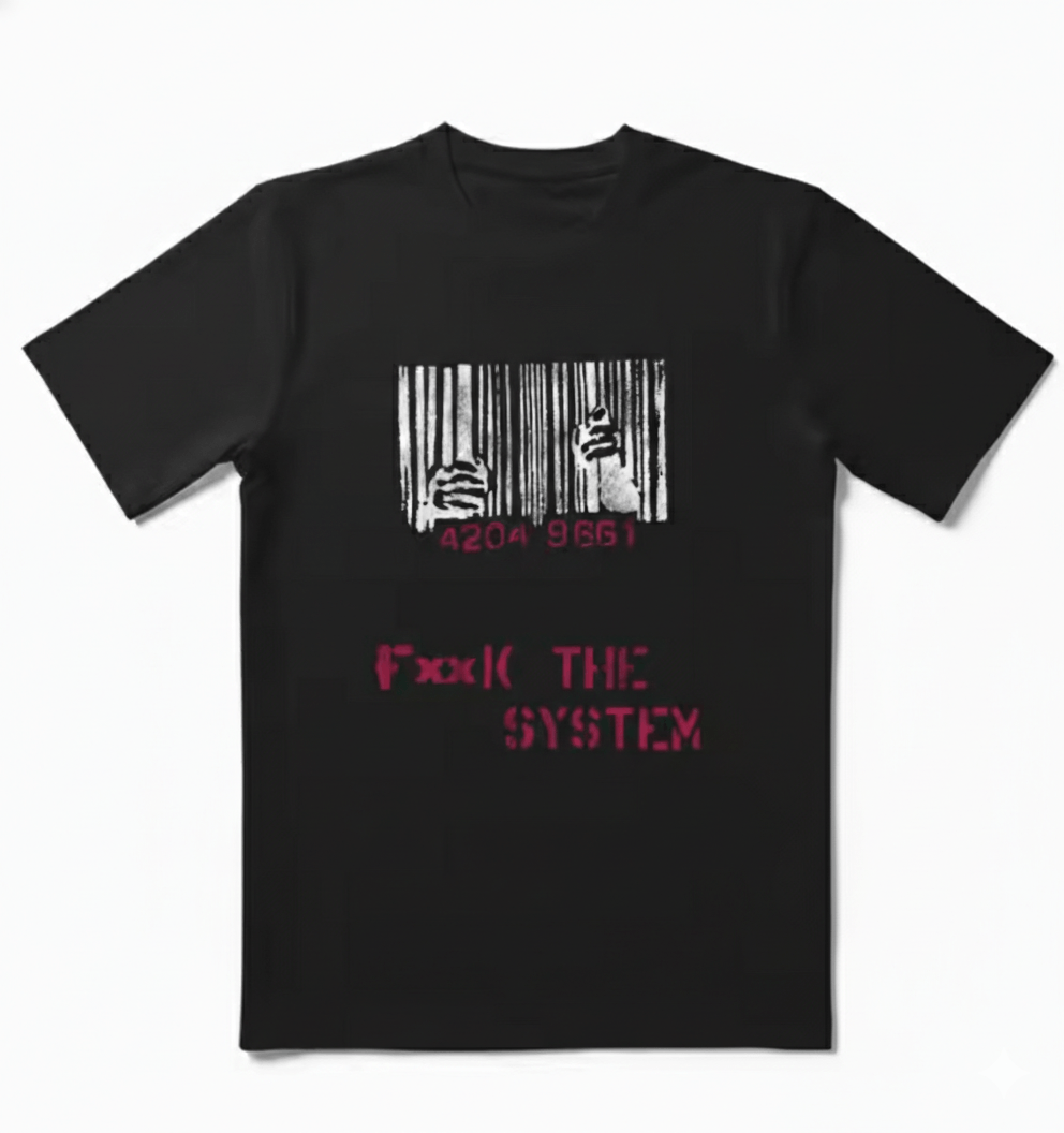 Other Y2k Streetwear Fxxk The System High Quality Black T Shirt Hoodie, Sweatshirt | FlexRushtees.com