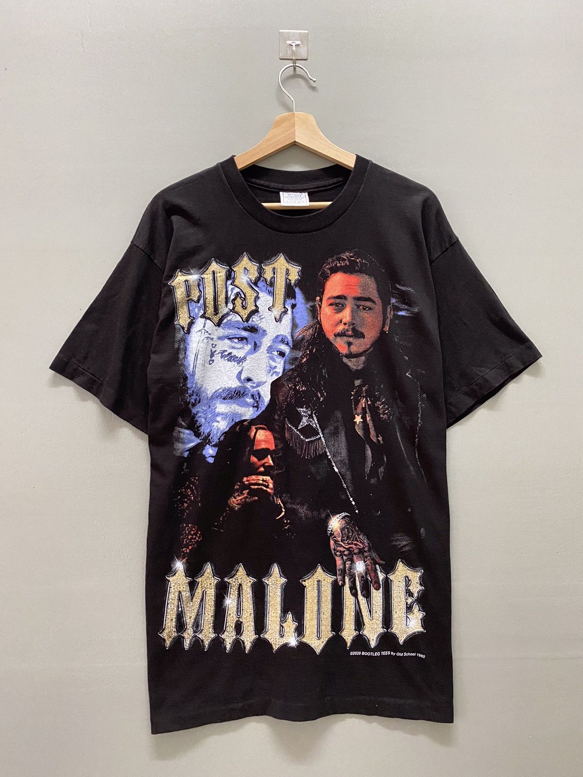 Rap Tees Vintage Style Post Malone Fanmade Custom Rap Tees Hoodie, Sweatshirt | FlexRushtees.com