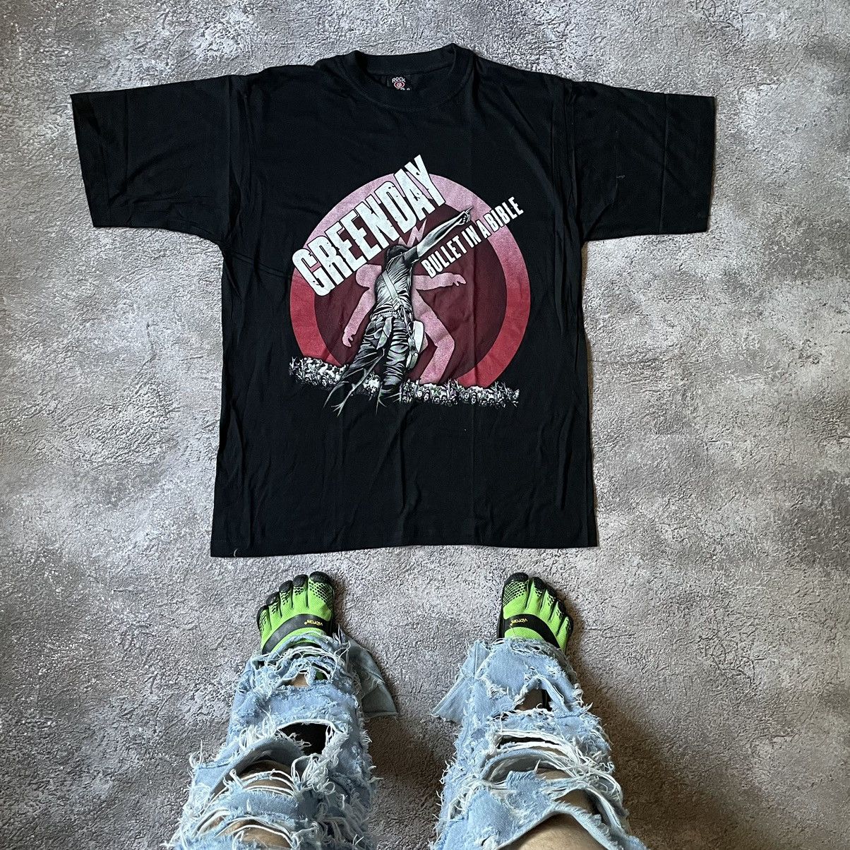 Vintage Y2k Green Day Creepy Face Abstract Angry Horror 90s T-Shirts, Hoodie, Sweatshirt | FlexRushtees.com
