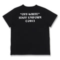 Off White Black Staff Uniform Oversized T Shirt Hoodie, Sweatshirt | FlexRushtees.com