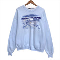 Vintage Morning Sun Winter Scenery Baby Blue Sweatshirt T-Shirts, Hoodie | FlexRushtees.com