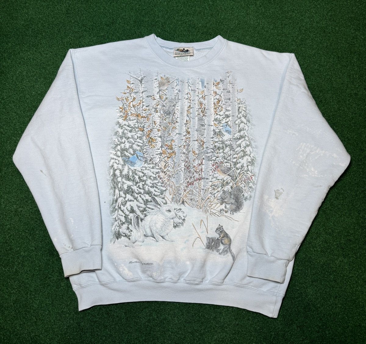 Vintage Vtg Northern Reflection Winter Forest Christmas Sweatshirt T-Shirts, Hoodie | FlexRushtees.com