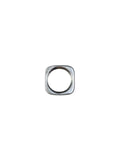 Vintage 2000s Japanese Made Zen Block Solid Metal Ring