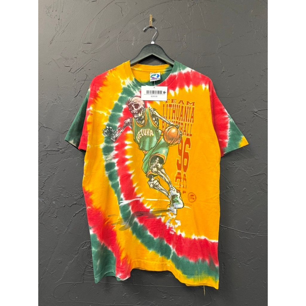 Grateful Dead X Liquid Blue 1996 Liquid Blue Grateful Dead Lithuania Team Tie Dye Shirt Hoodie, Sweatshirt
