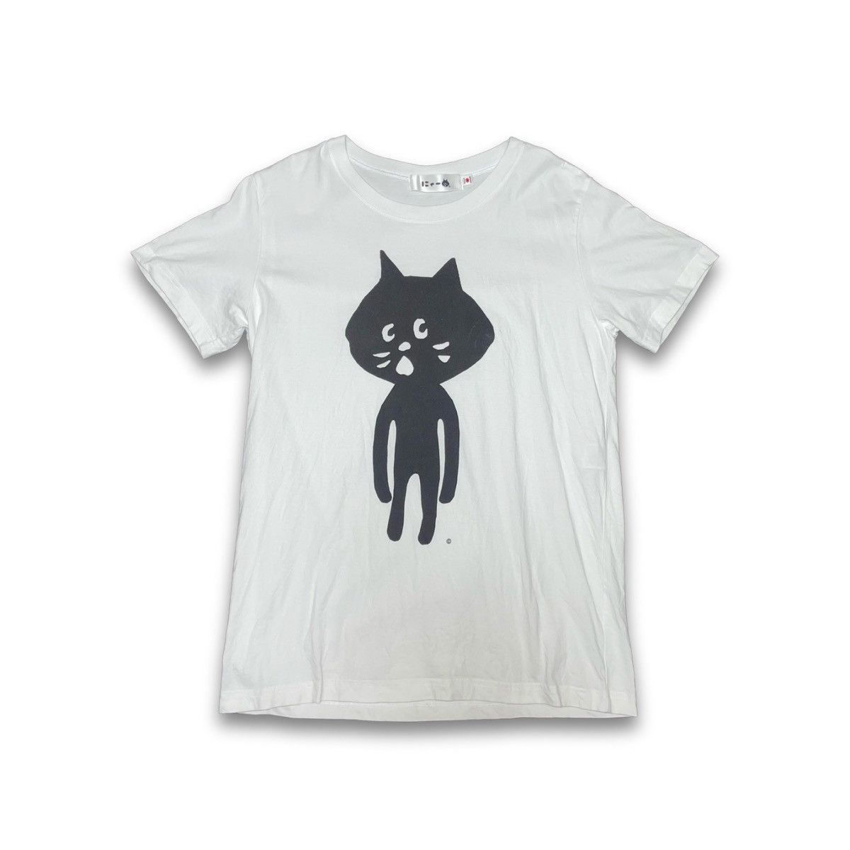 Net Ne Net White Nyacat Prints T Shirts