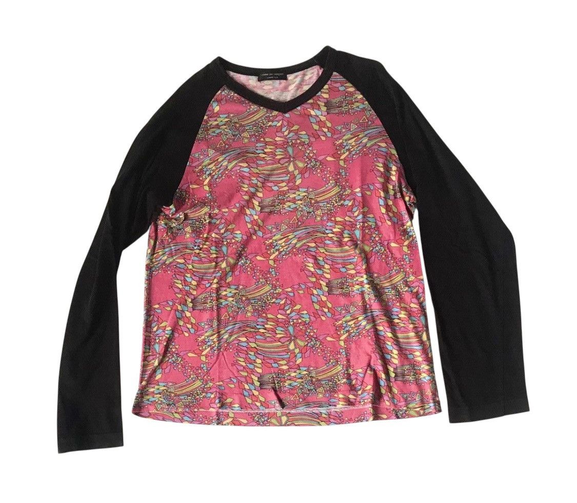 Comme Des Garcons Vintage Cdg Homme Plus Psychedelic Twotone Longsleeve