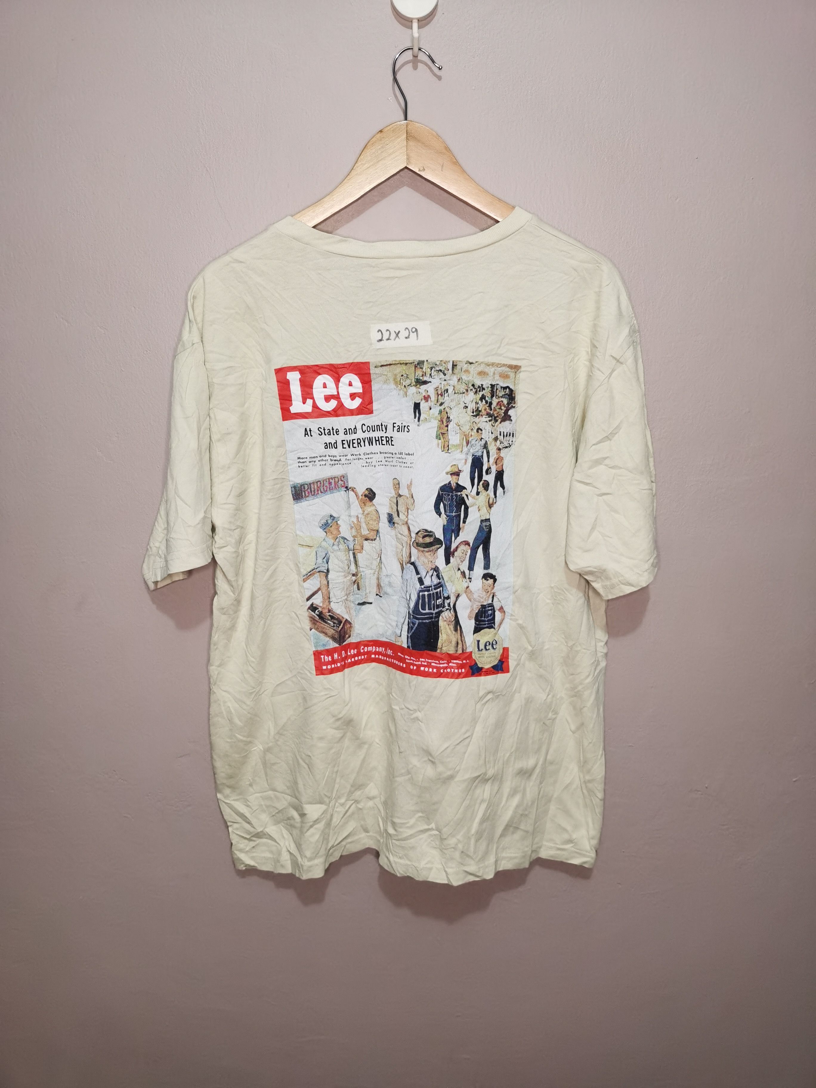 Vintage Lee With Back Print Retro Illustration Graphic Tee Hoodie, Sweatshirt | FlexRushtees.com