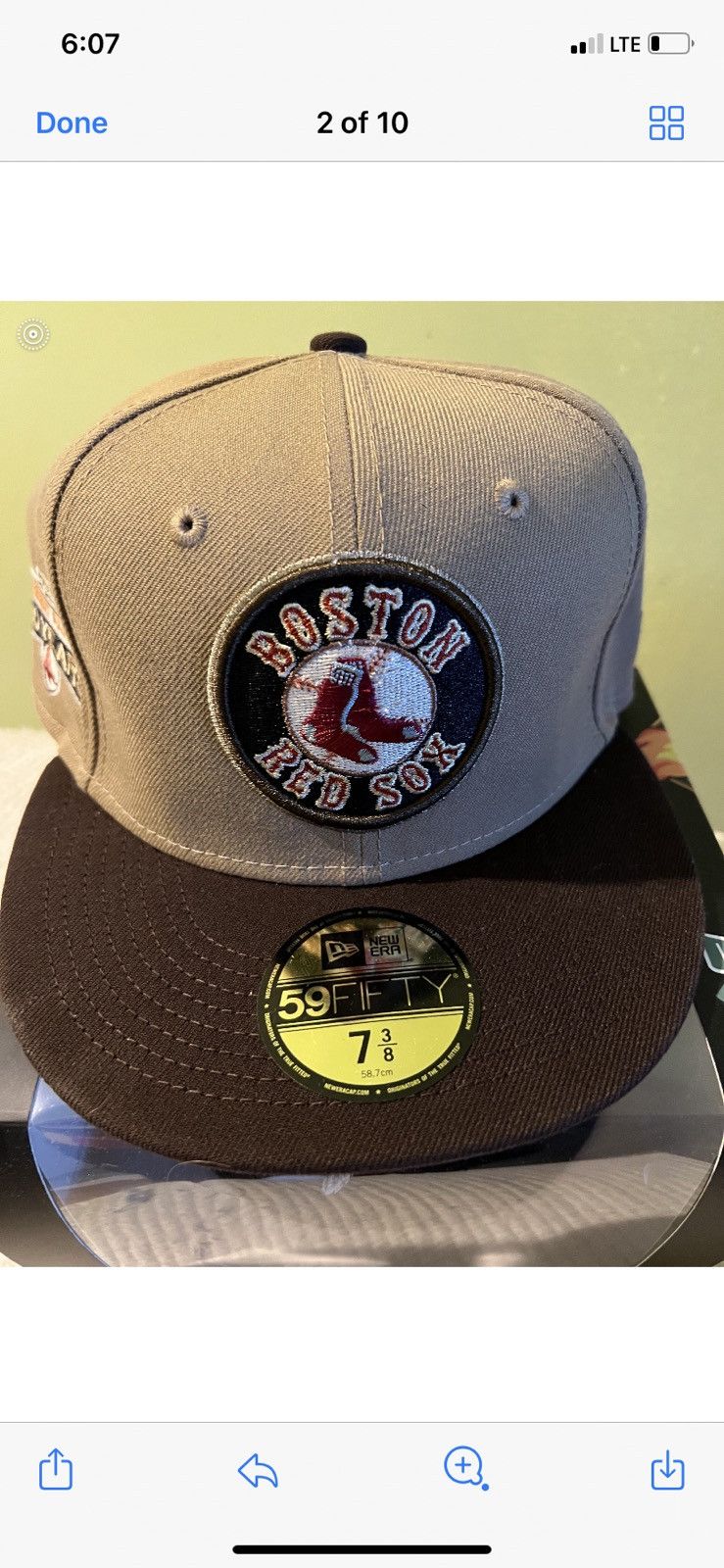 New Era Boston Red Sox Fitted 7 3 8