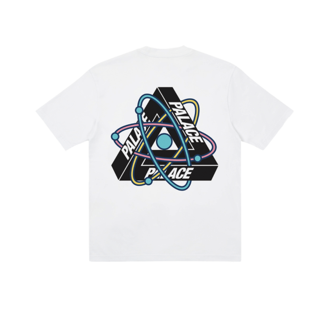 Palace Tri Atom Tee White M Hoodie, Sweatshirt | FlexRushtees.com