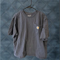 Carhartt Original Fit Pocket Tee Mens Size Large Gray T Shirt Short Sleeve Flaw