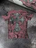 Vintage Affliction Big Cross Embroidered Y2k Rare Tee 90 S Hoodie, Sweatshirt | FlexRushtees.com