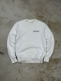 Lang Helmut Lang 2018 Autumn Winter White Crewneck Sweatshirt T-Shirts, Hoodie | FlexRushtees.com