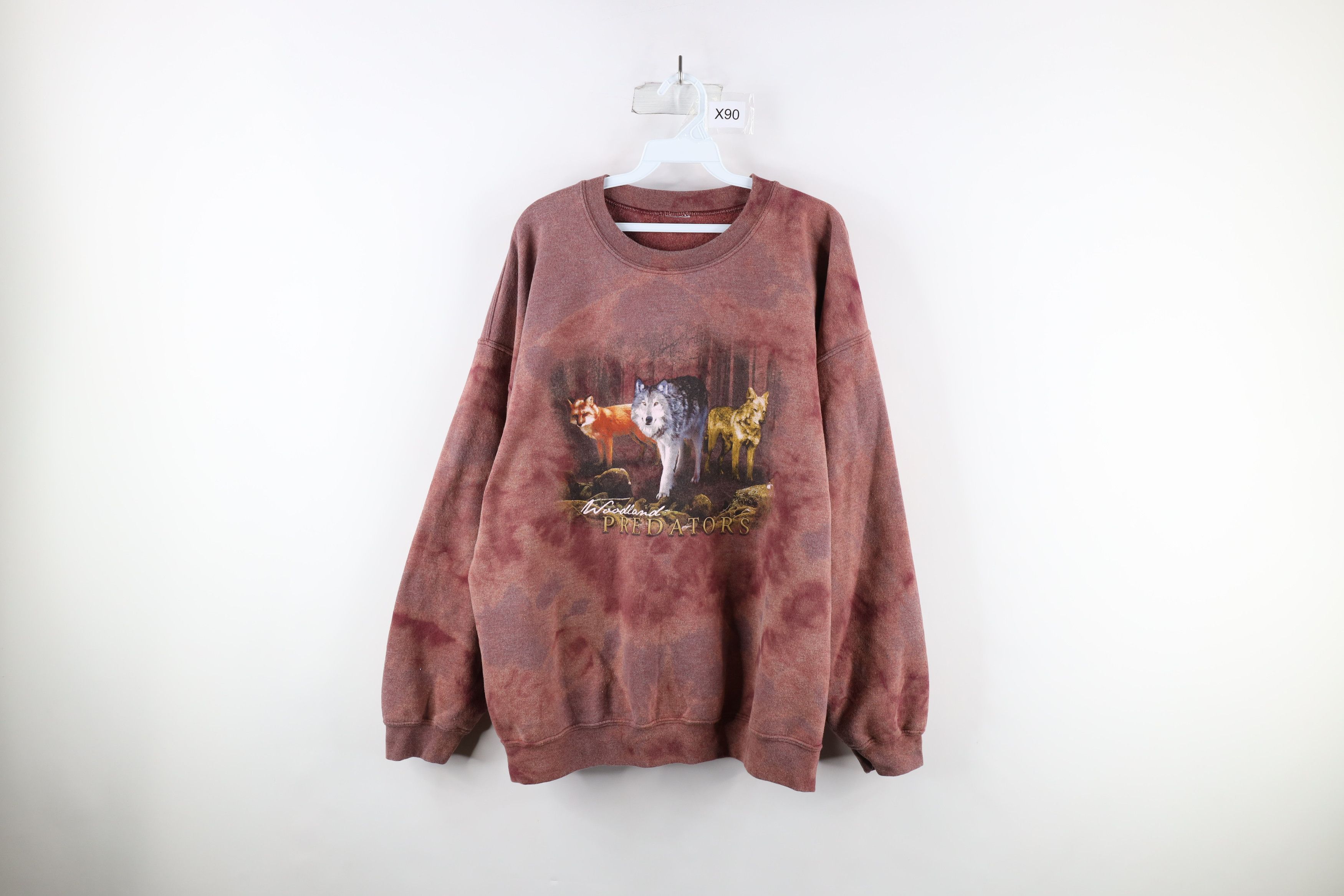 Vintage 90s Streetwear Predators Wolf Fox Sweatshirt