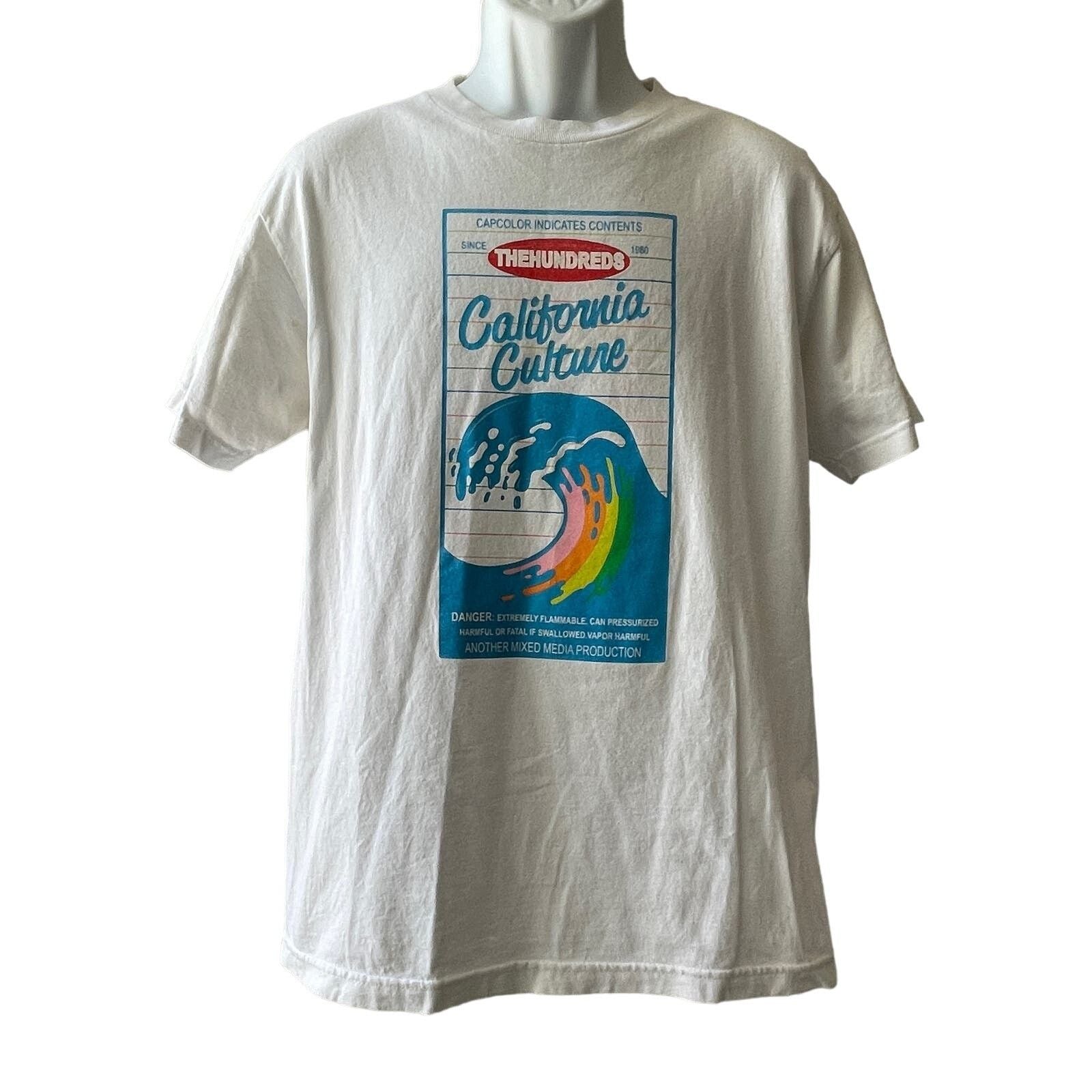 Hundreds The Hundreds California Culture Graphic Tee Shirt Size Med Hoodie, Sweatshirt | FlexRushtees.com