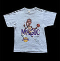 Vintage 80s Magic Johnson Caricature Los Angeles Lakers Tee Hoodie, Sweatshirt | FlexRushtees.com