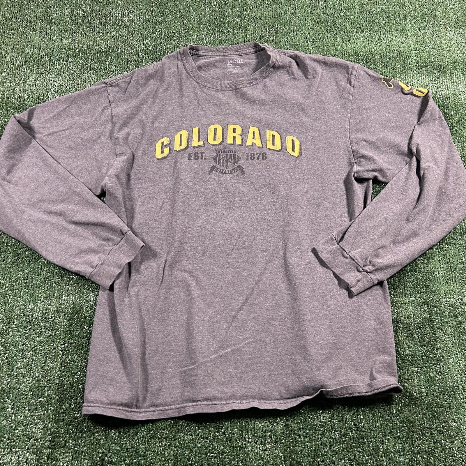 Comme Des Garcons Men S Long Sleeve Colorado Graphic T Shirt Size Xl