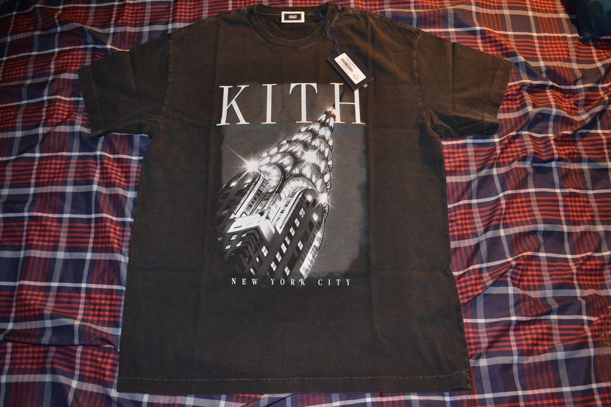 Kith Chrysler Lights Ny Exclusive Tee Medium Brand New Hoodie, Sweatshirt | FlexRushtees.com