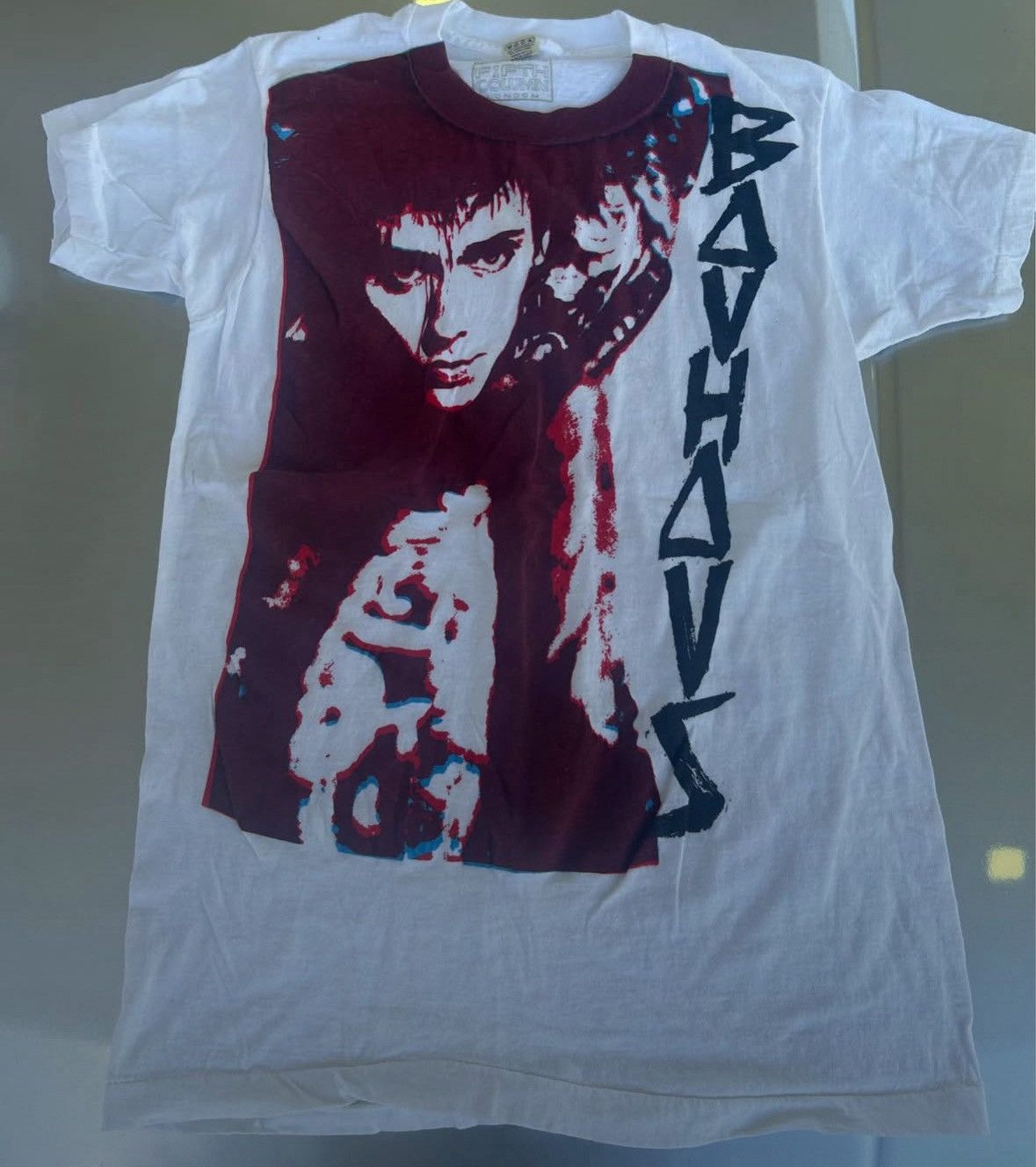 Band Tees Fifth Column Bauhaus T Shirt Screen Stars 1980s