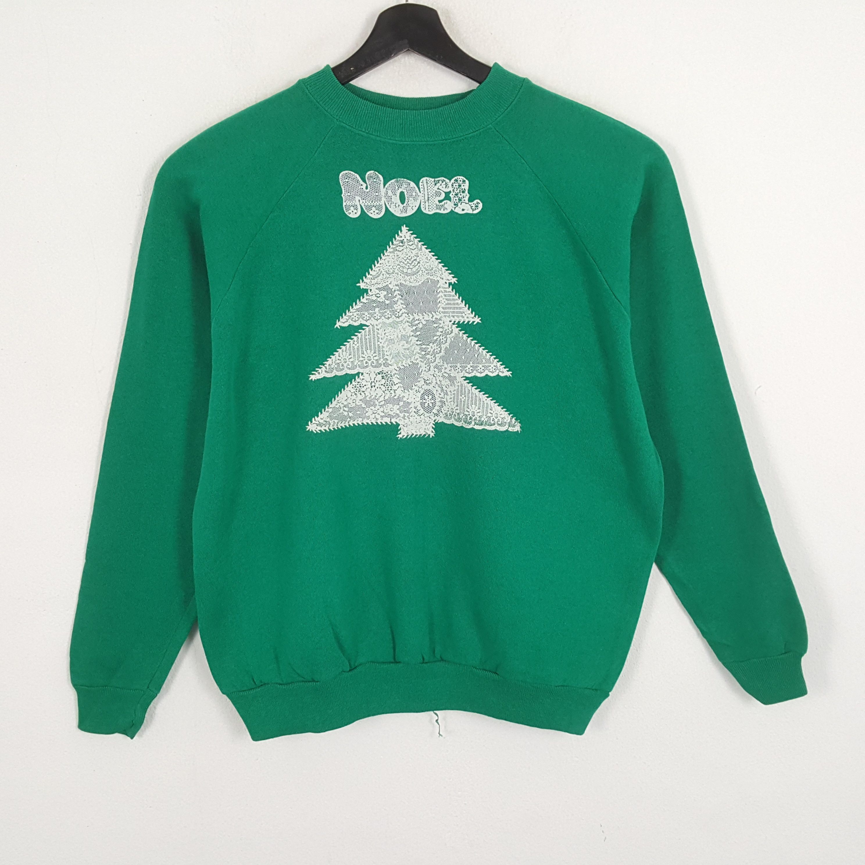 Vintage Noel Christmas Tree Design Winter Vintage Sweatshirt T-Shirts, Hoodie | FlexRushtees.com