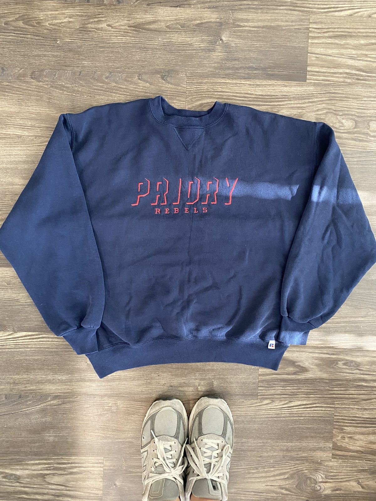 Vintage Russell Athletic Made In Usa Rebels Sweatshirt