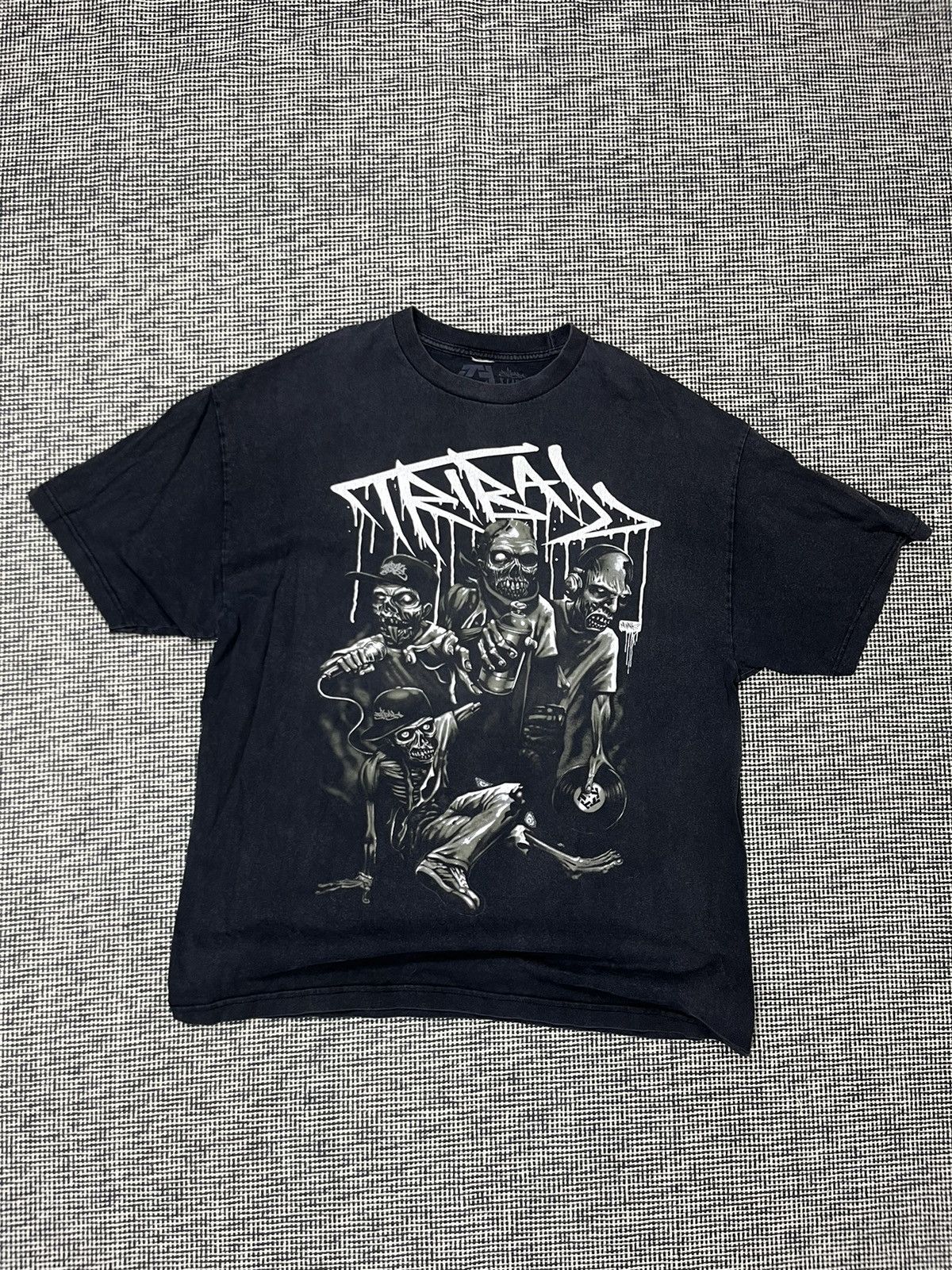 Tribal Streetwear Vintage Y2k Tribal Skate T Shirt