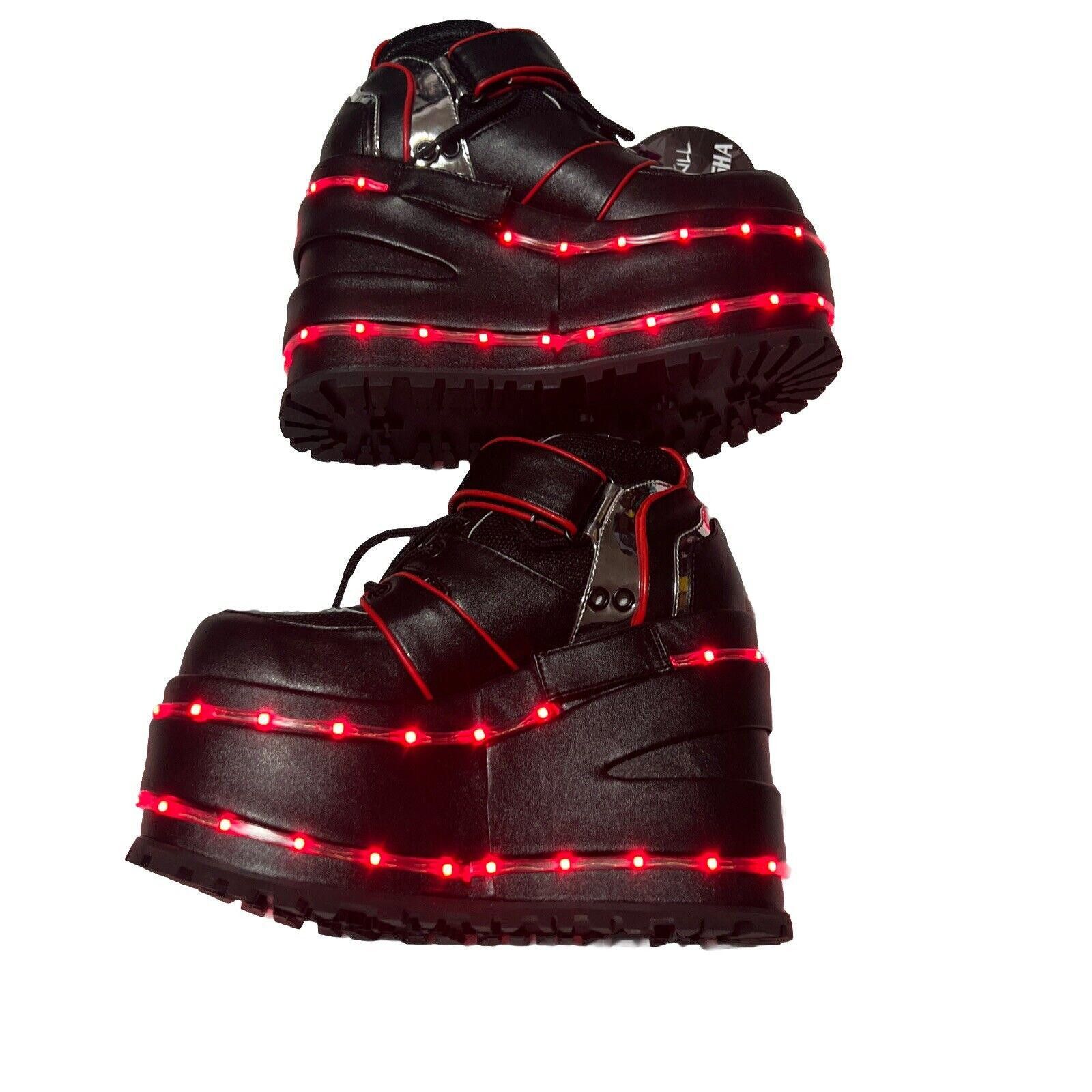 Designer S5 Night Warrior Light Up Platform Inuyasha Dolls Kill Shoes